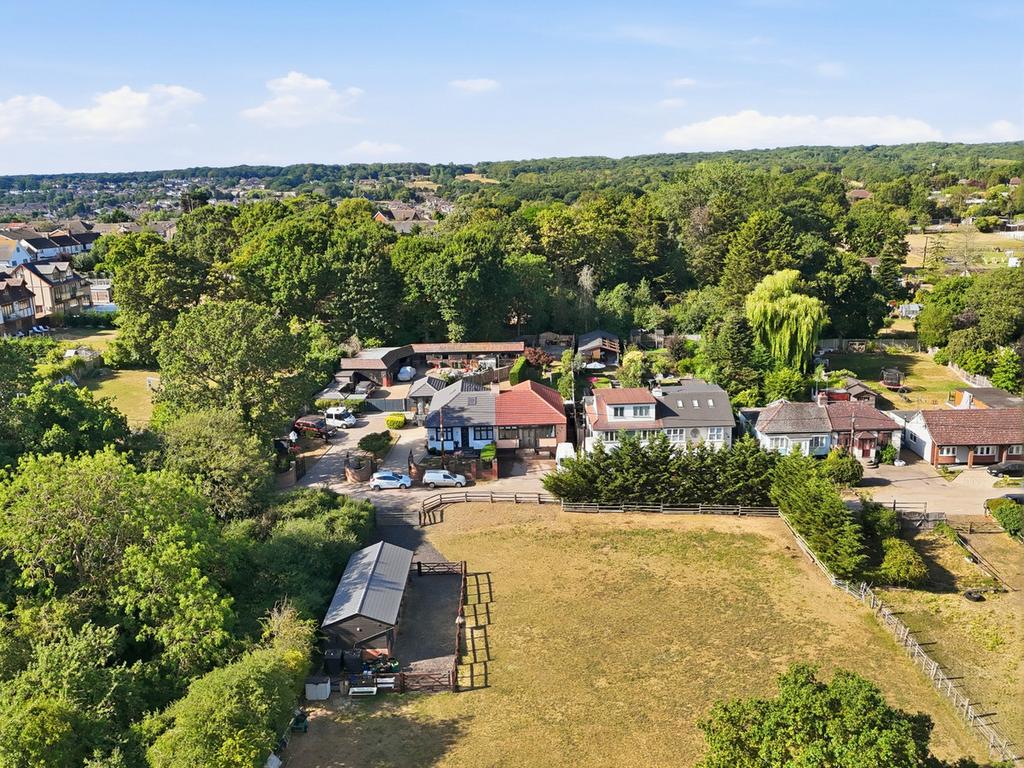 Aerial view, land