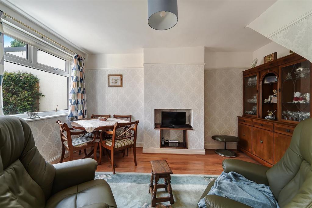Living room, fireplace