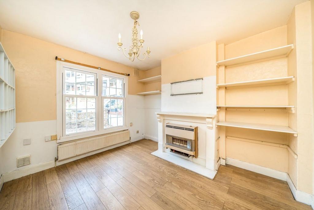 Living room, fireplace