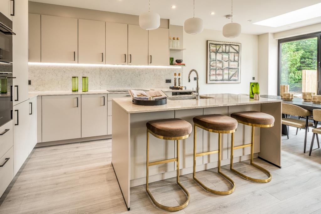 Kitchen, open plan living