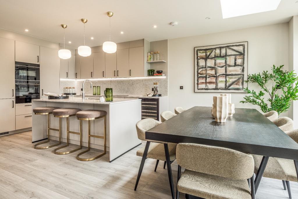 Open-plan living area