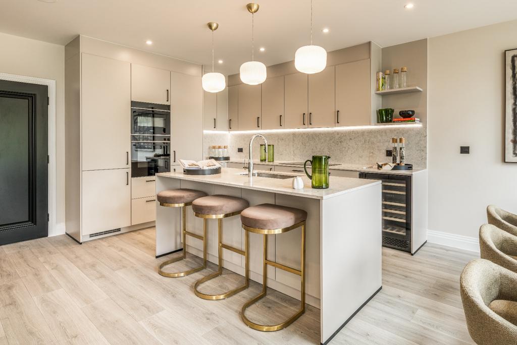 Kitchen, open plan living