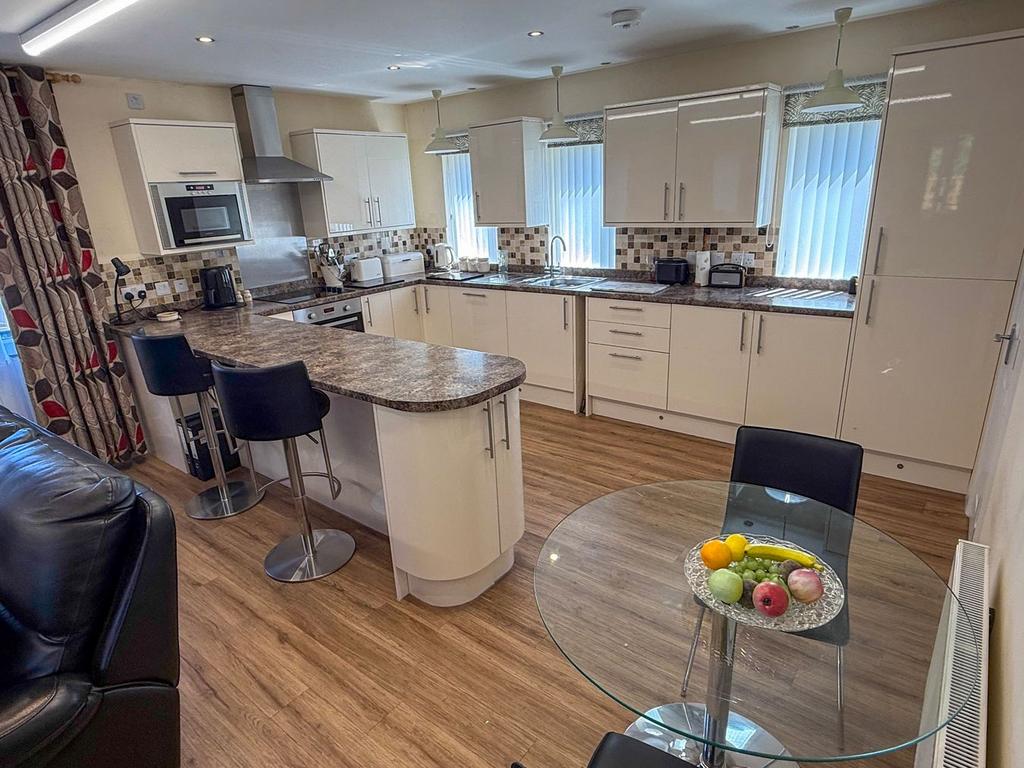 Open-plan living area, open plan living