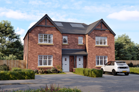 3 bedroom semi-detached house for sale, Plot 61, The Thornbury at Hall Wood Meadows, Yarm, Cedar Drive TS15