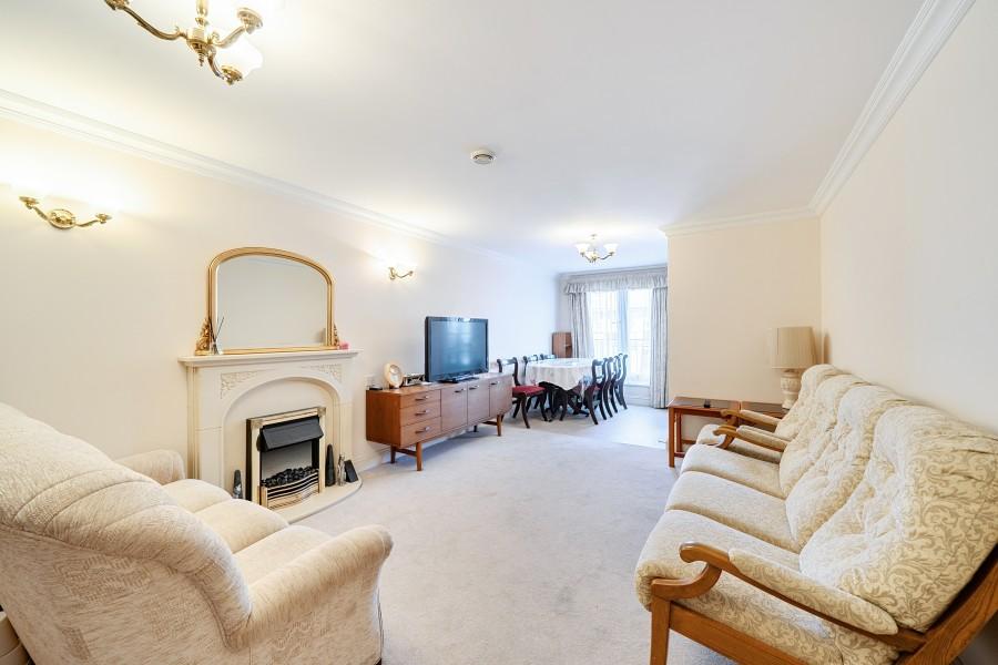 Living room, fireplace