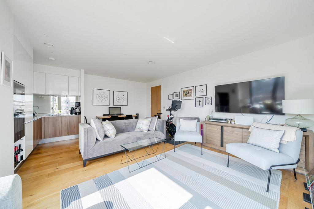 Open-plan living area, open plan living