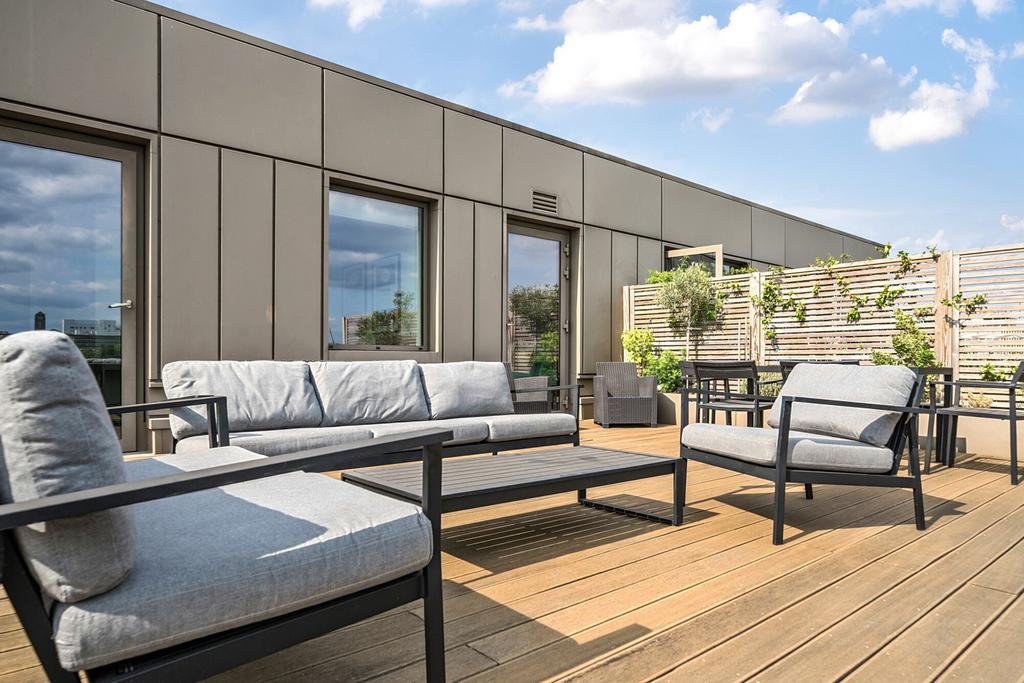 Roof terrace view, roof terrace
