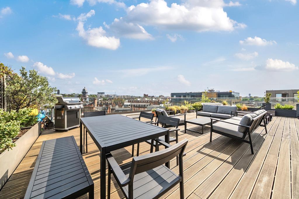 Roof terrace view, roof terrace