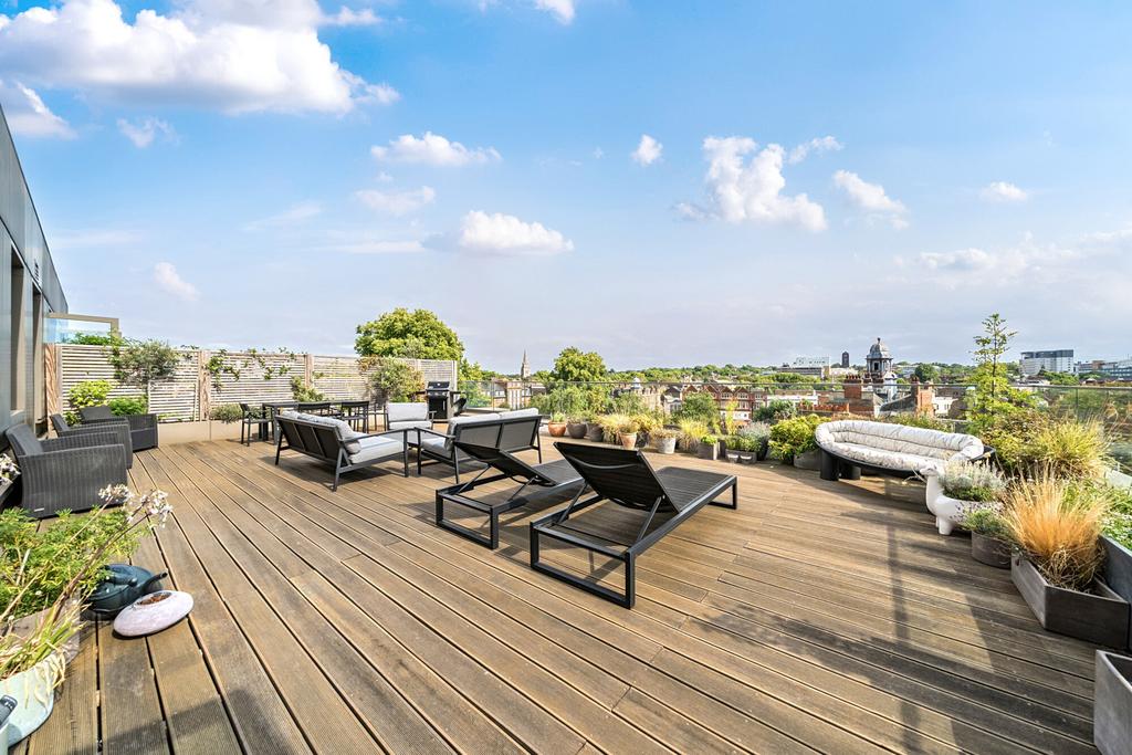 Roof terrace view, roof terrace