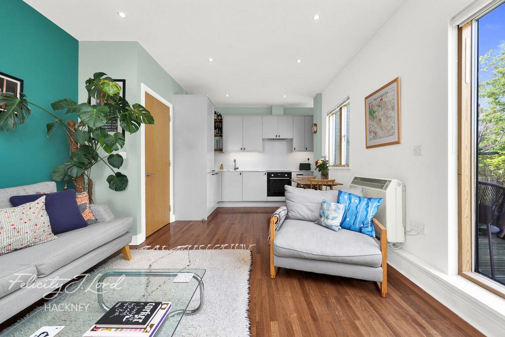 Open-plan living area, open plan living