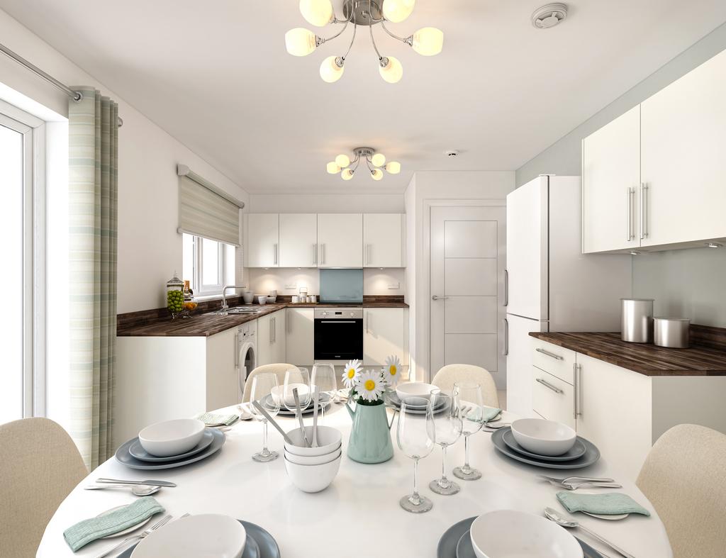 Open-plan living area