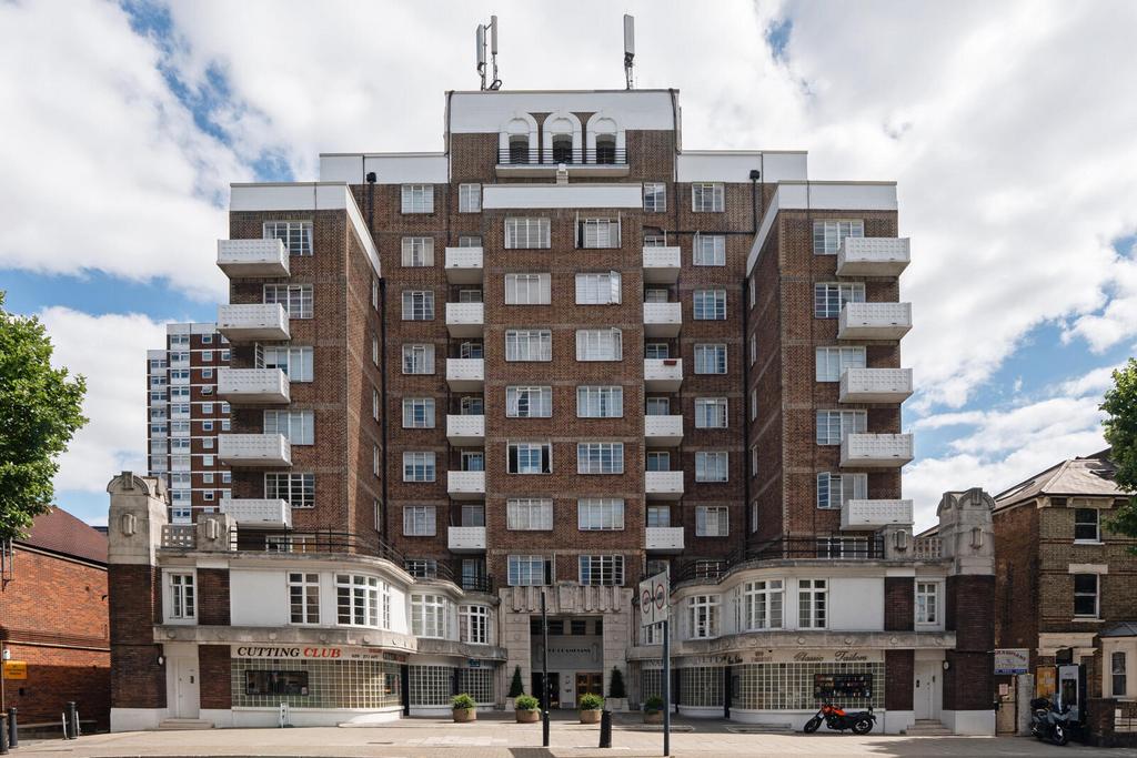 Apartment building facade, block of apartments