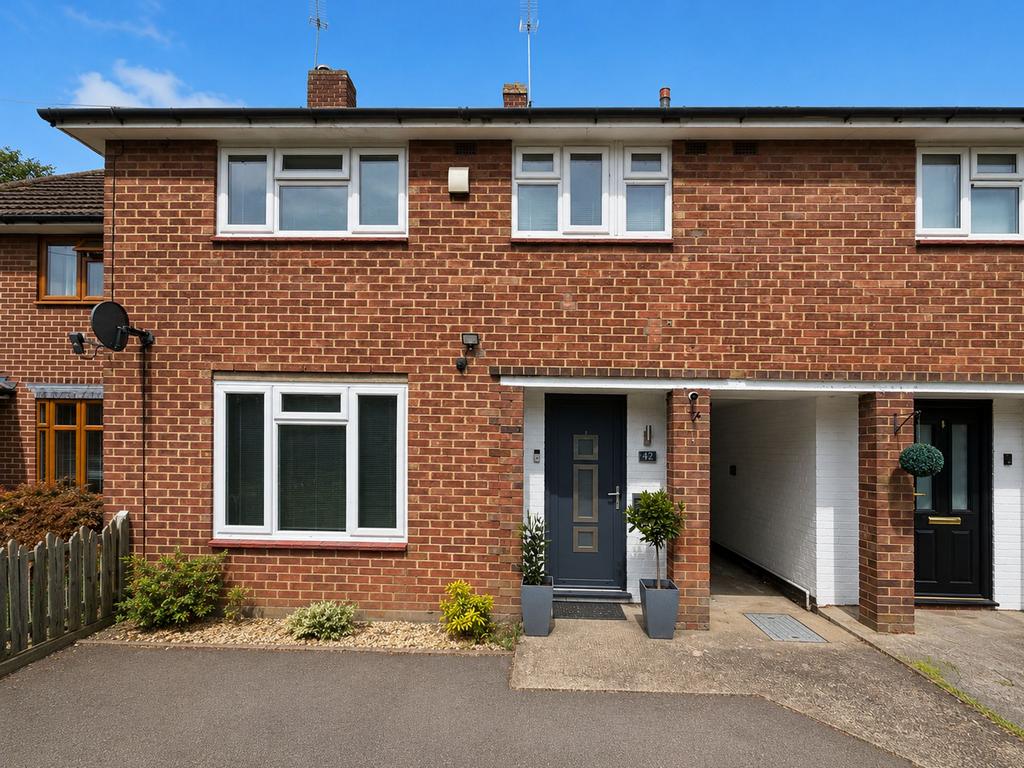 House exterior, off-street parking