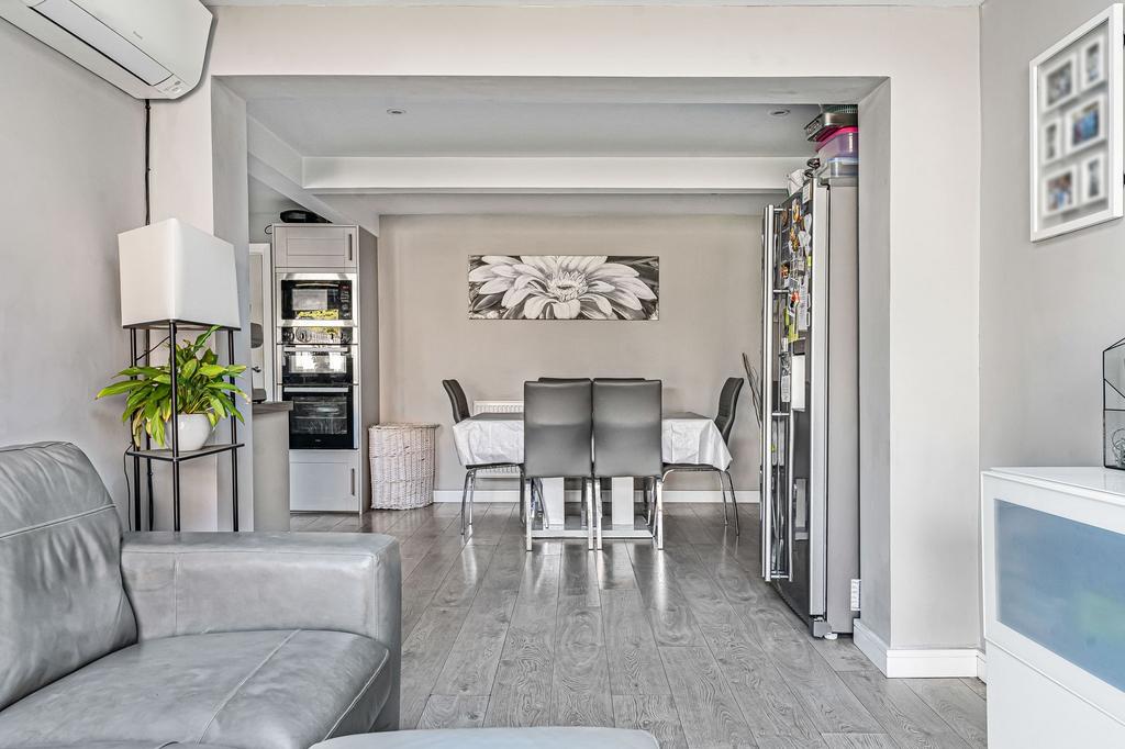 Open-plan living area, open plan living