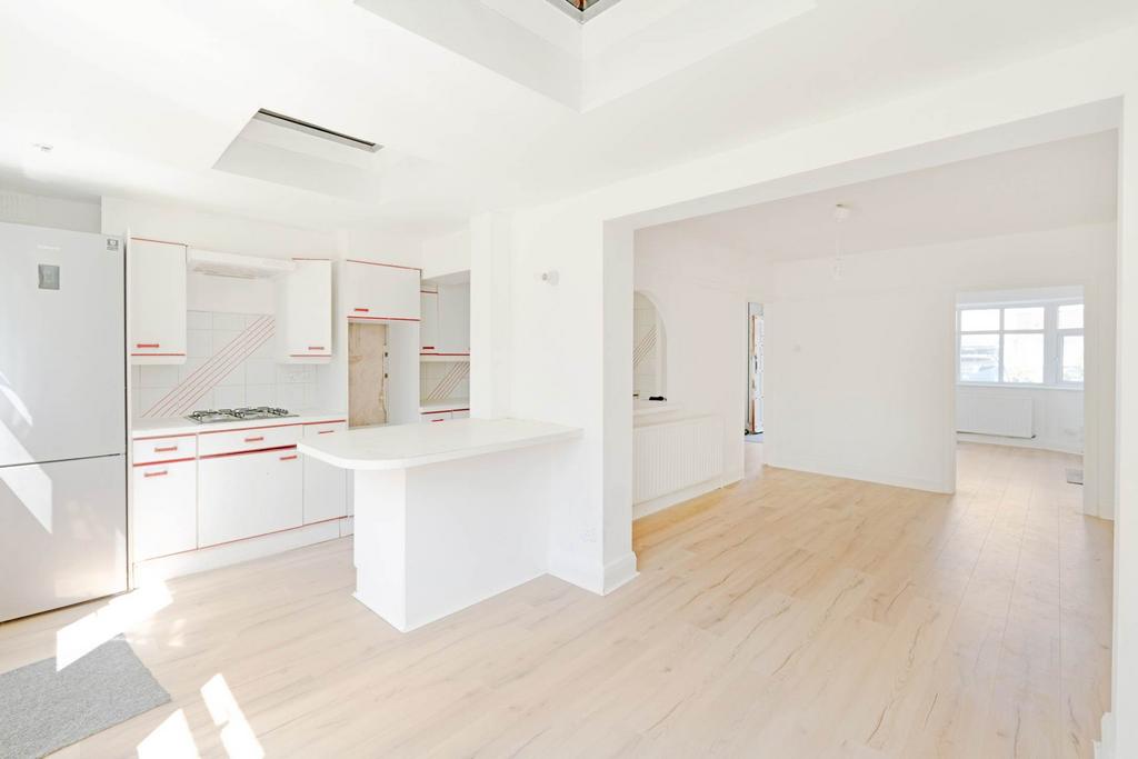 Open-plan living area, open plan living