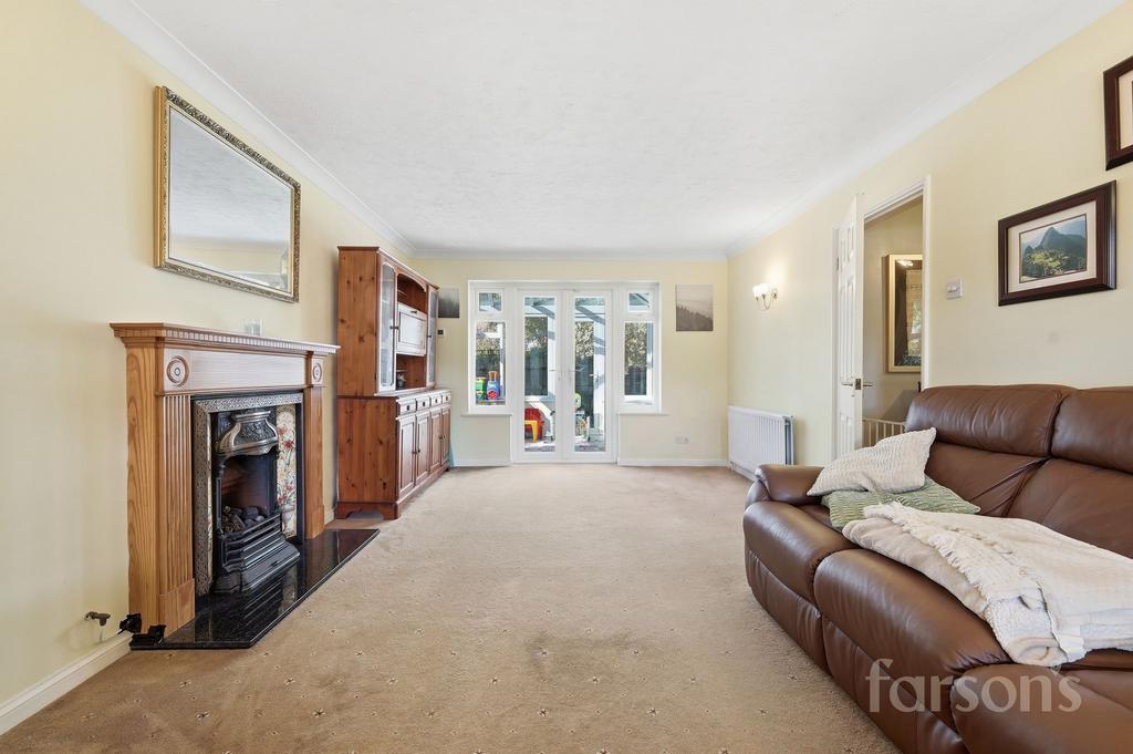 Living room, fireplace