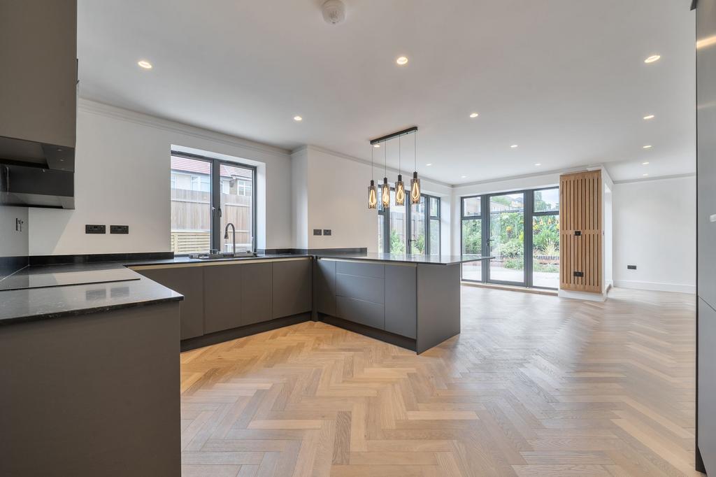 Kitchen, open plan living