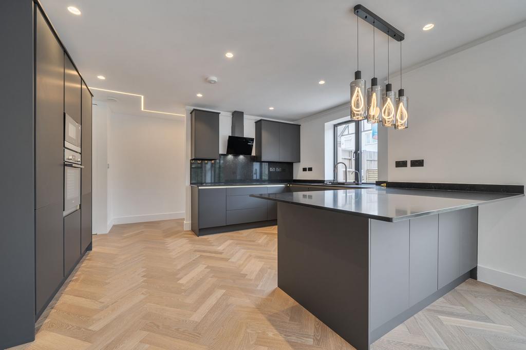Kitchen, open plan living