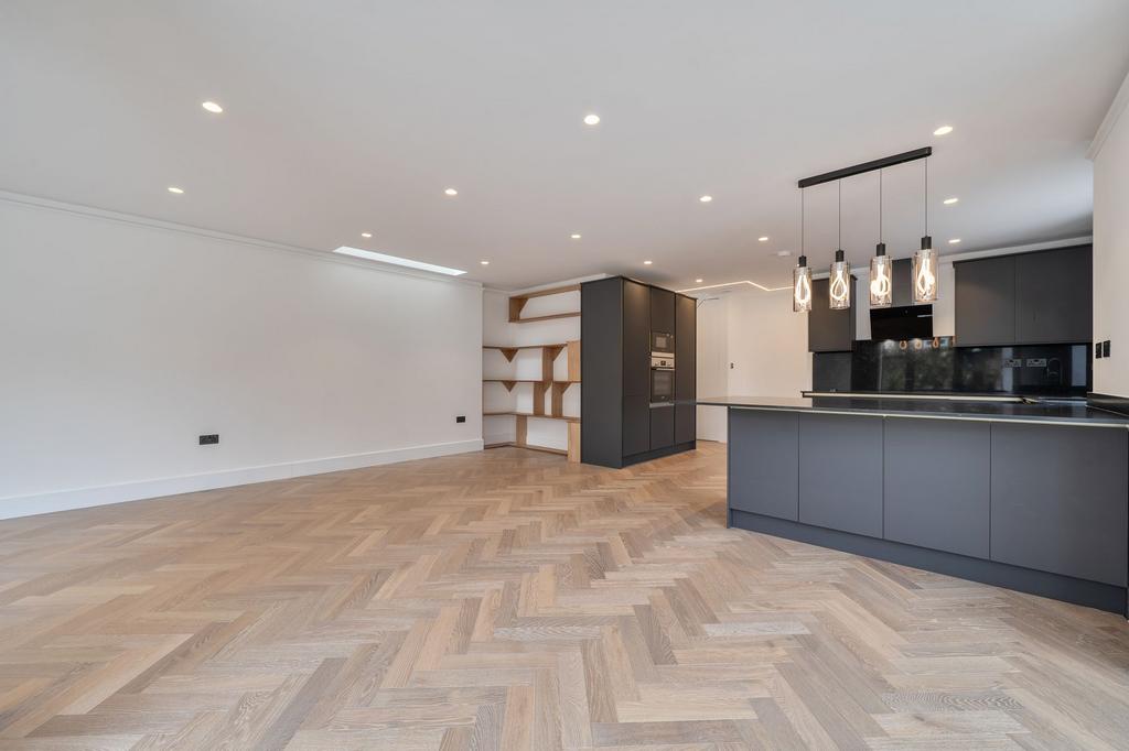 Kitchen, open plan living
