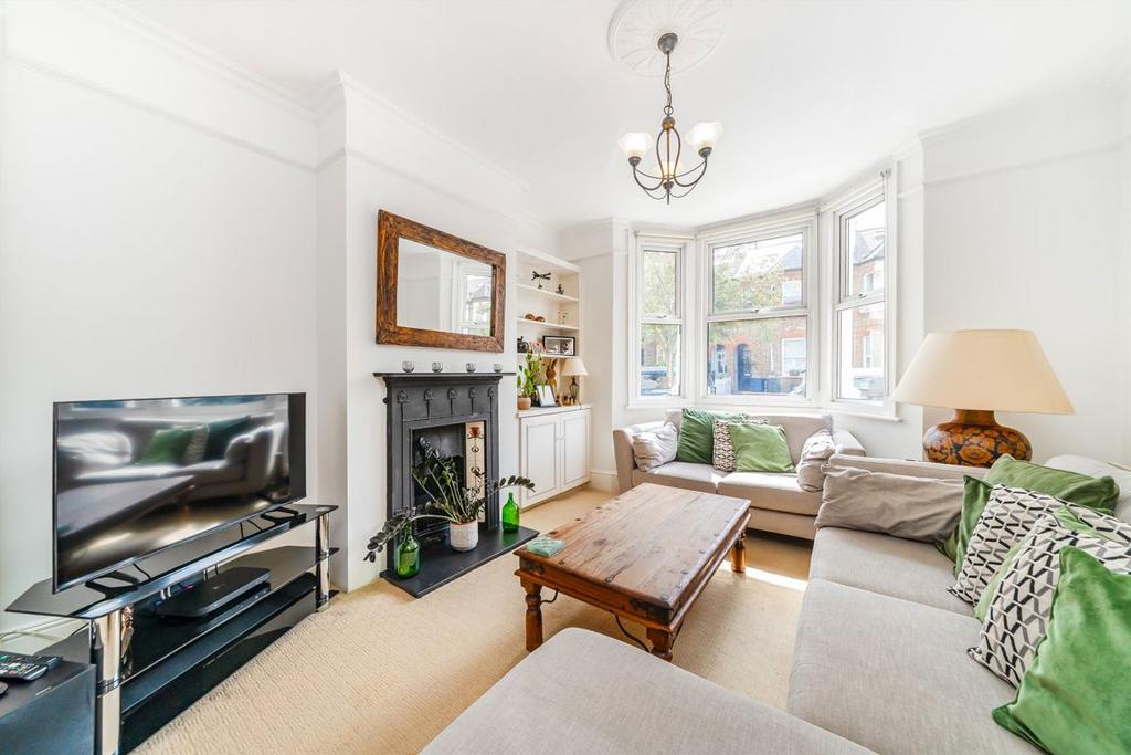 Living room, fireplace
