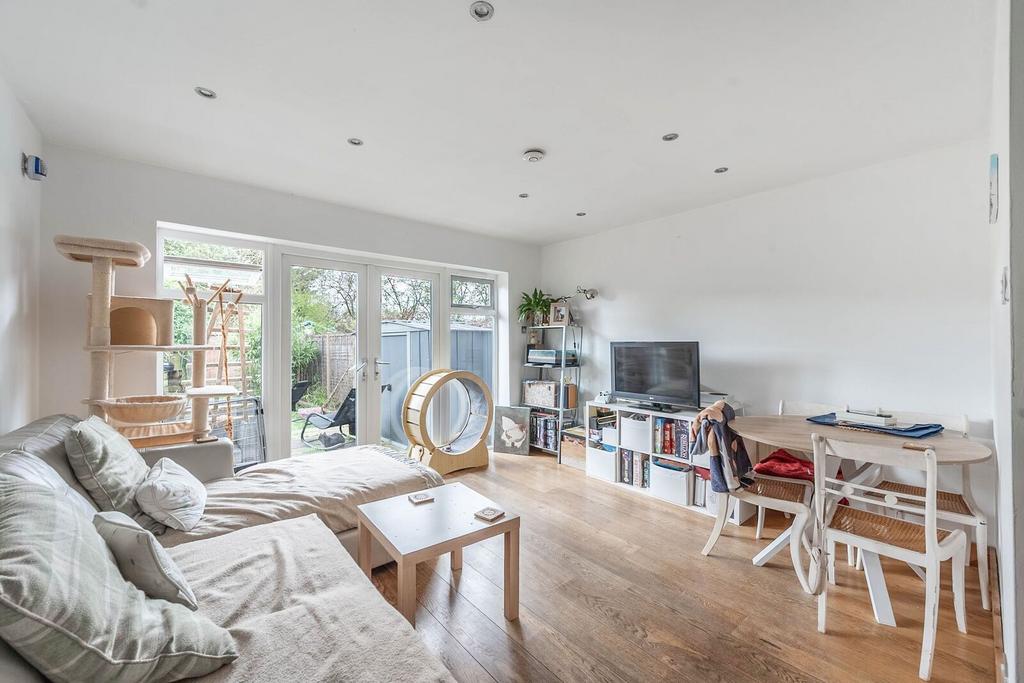Open-plan living area, open plan living