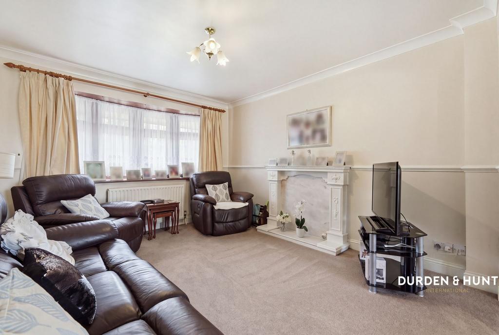 Living room, fireplace