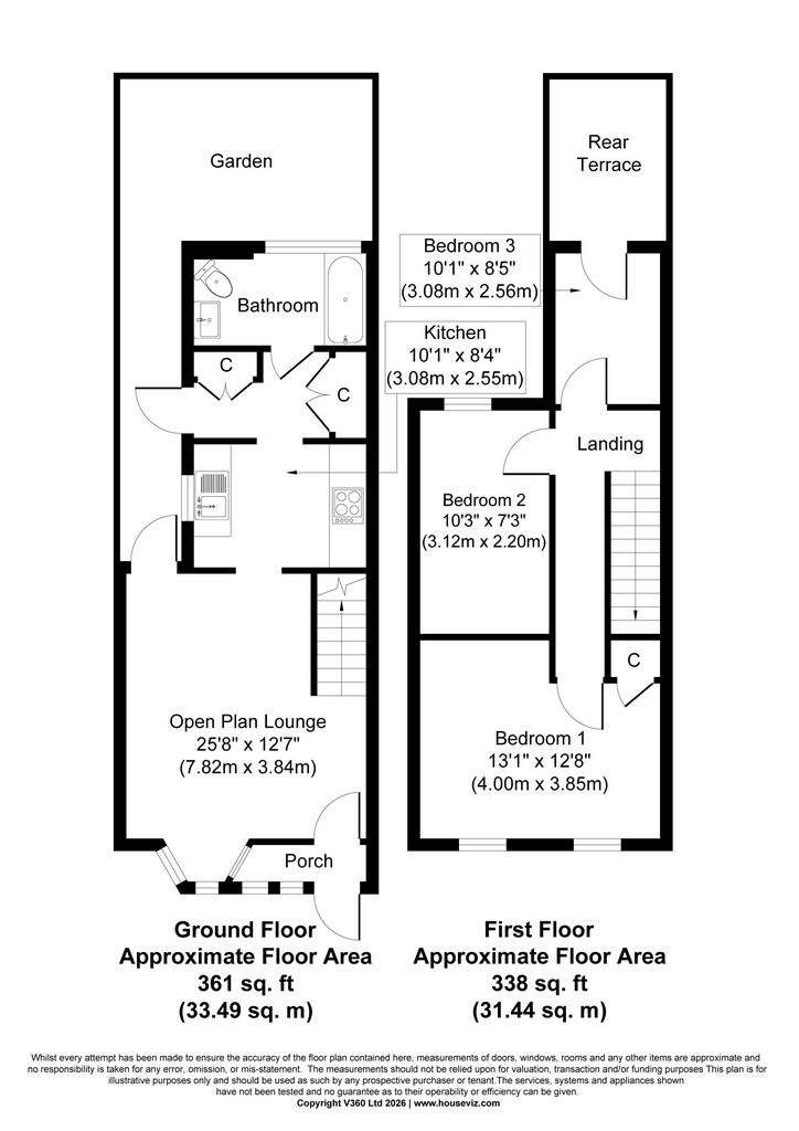 Open-plan living area
