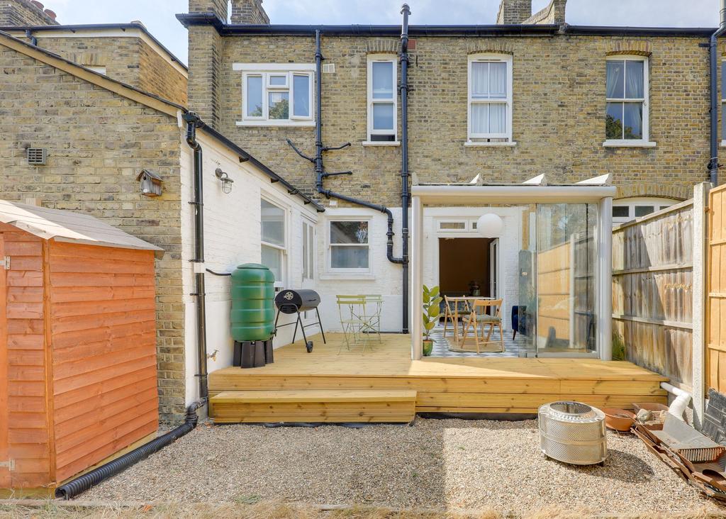 Garden view, out buildings