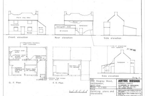3 bedroom detached house for sale, 260 Hagley Road, Hasbury, Halesowen, B63 4QG