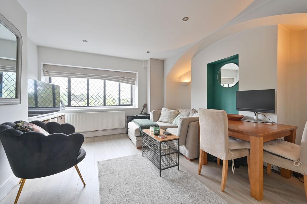 Open-plan living area, open plan living