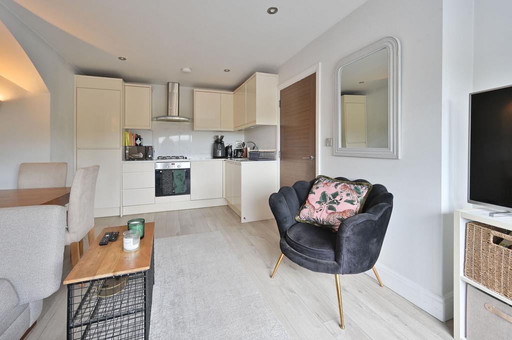 Open-plan living area, open plan living
