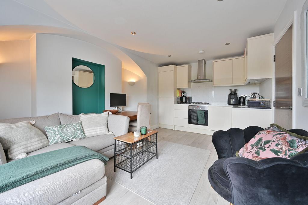 Open-plan living area, open plan living