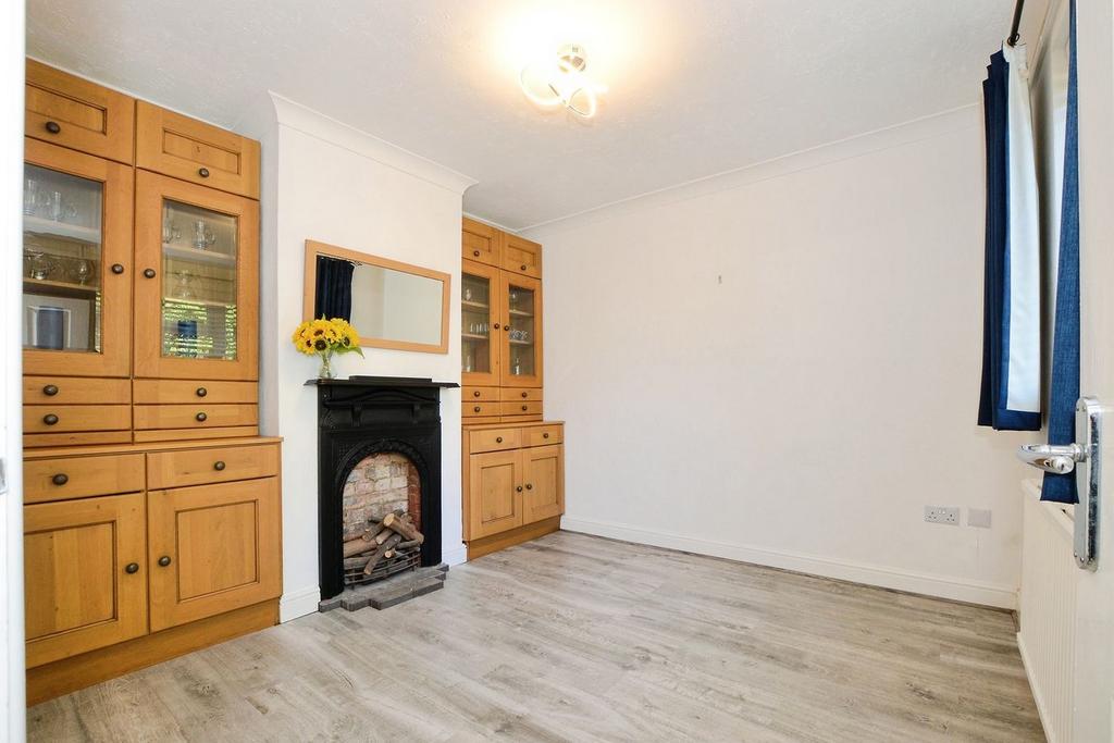 Living room, fireplace