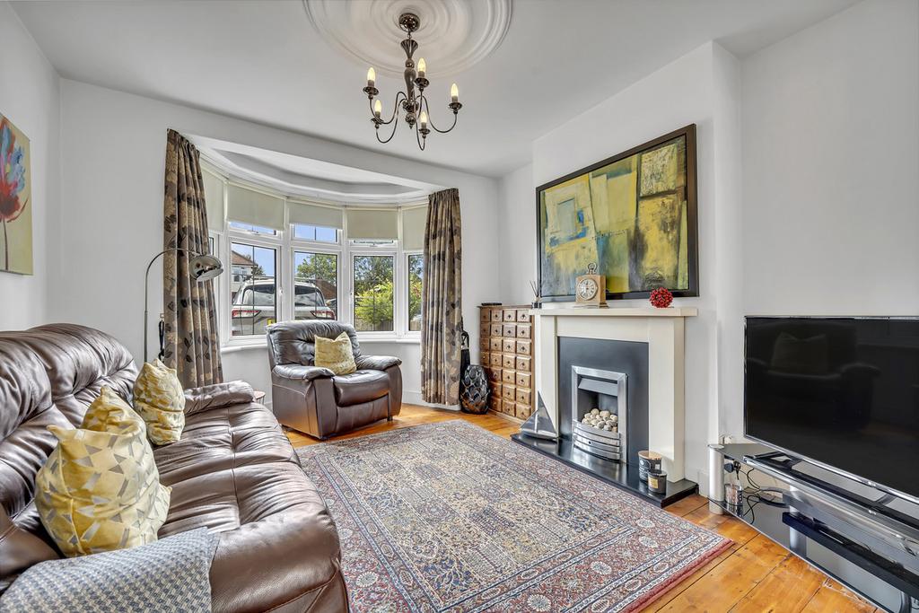 Living room, fireplace