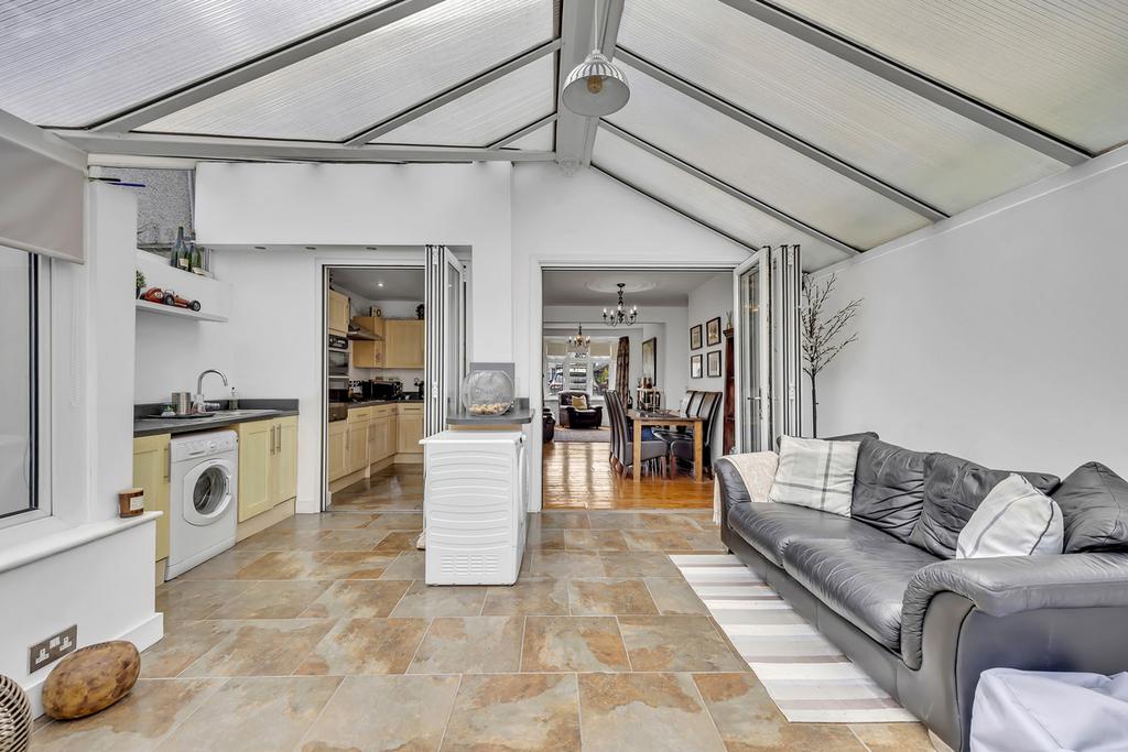 Open-plan living area, open plan living