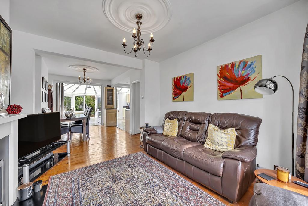 Living room, fireplace
