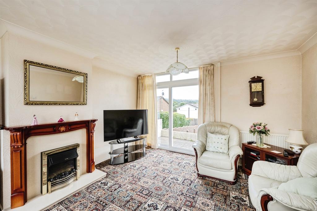 Living room, fireplace