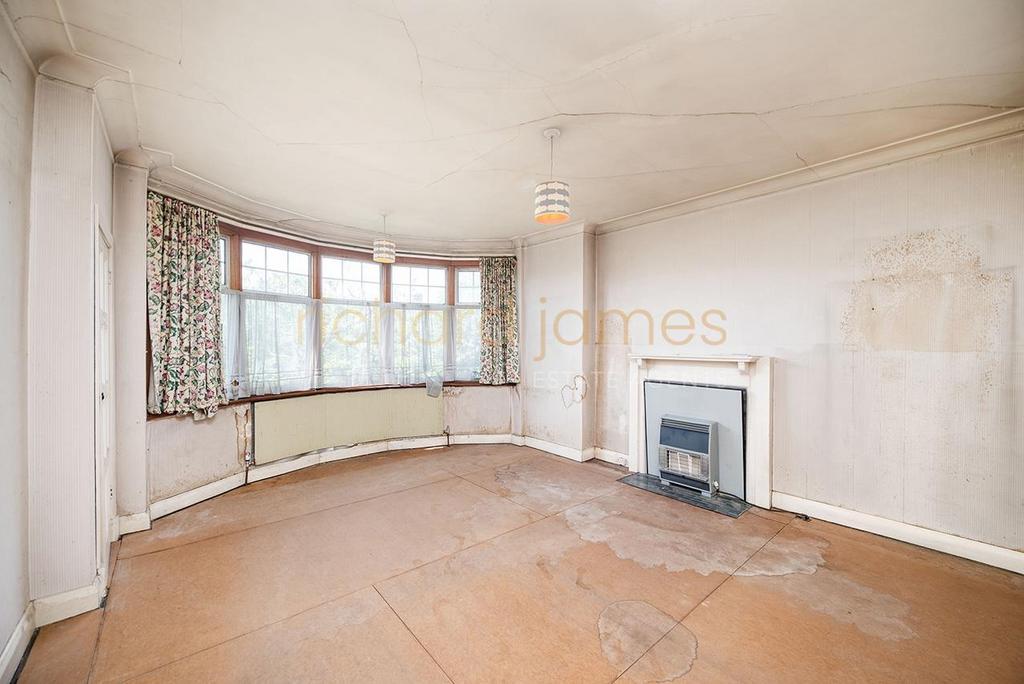 Living room, fireplace