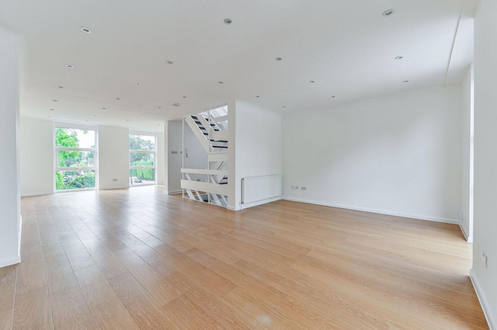 Open-plan living area, open plan living