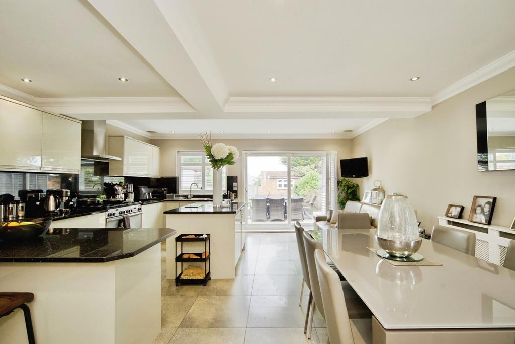 Open-plan living area, open plan living