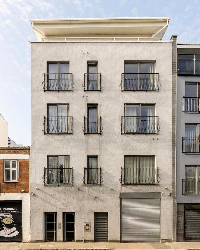 Apartment building facade, block of apartments