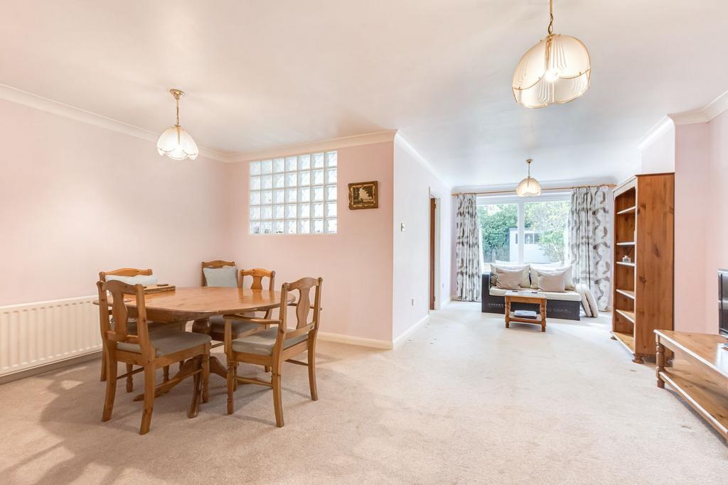 Open-plan living area, open plan living