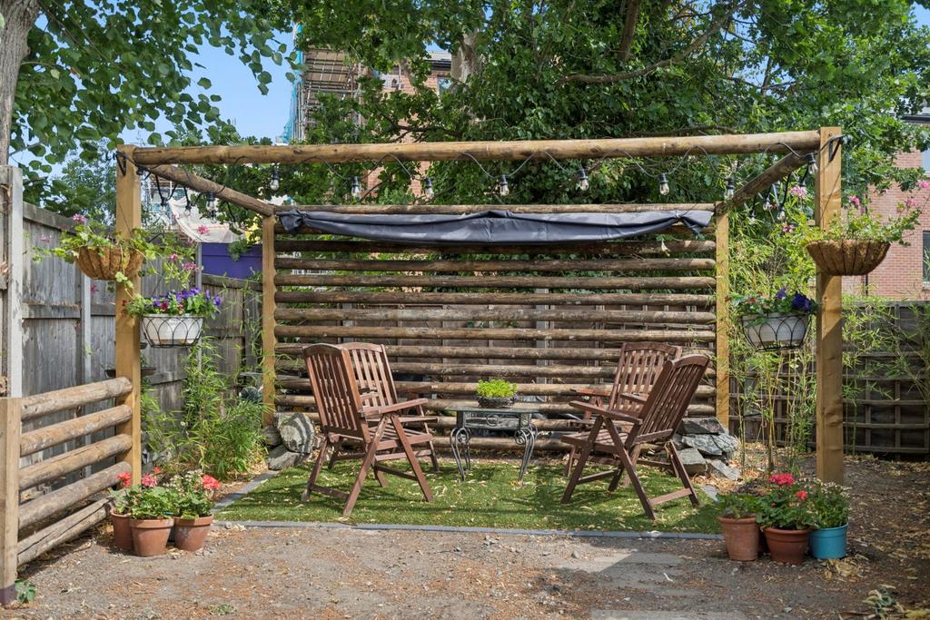 Patio view, garden