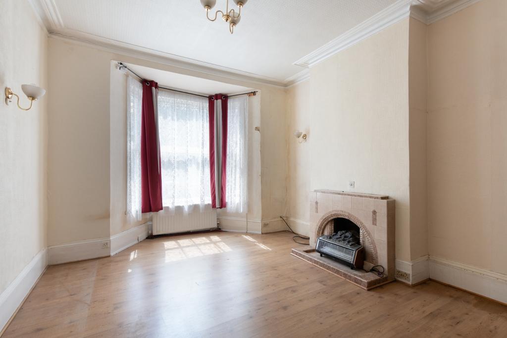 Living room, fireplace
