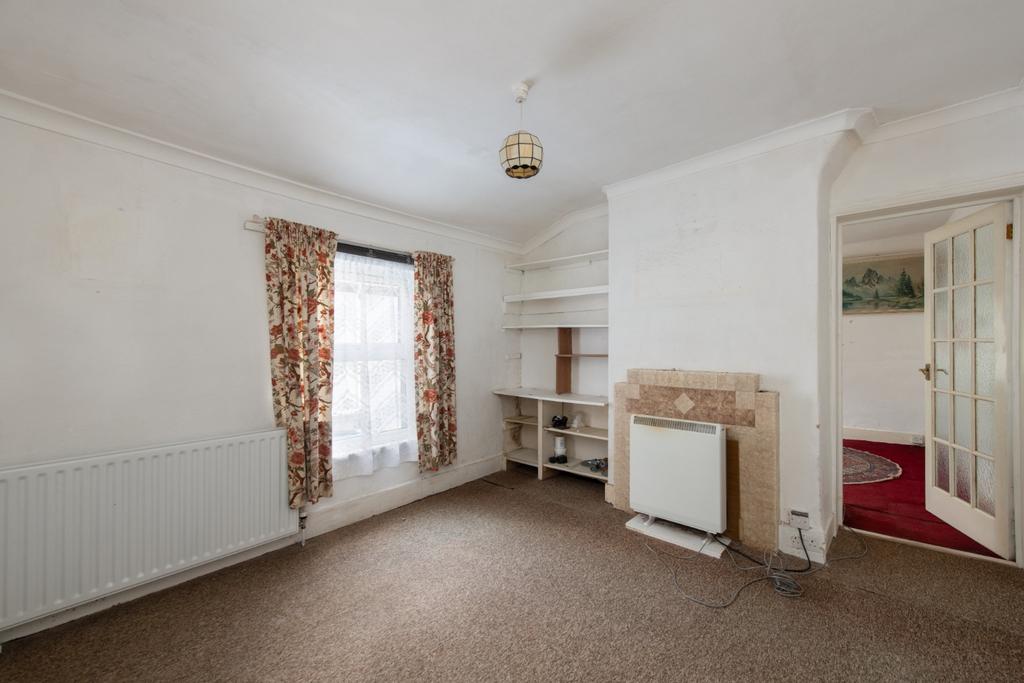 Living room, fireplace