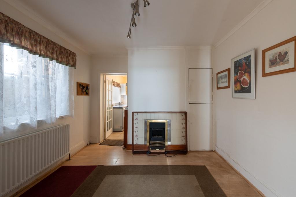 Living room, fireplace