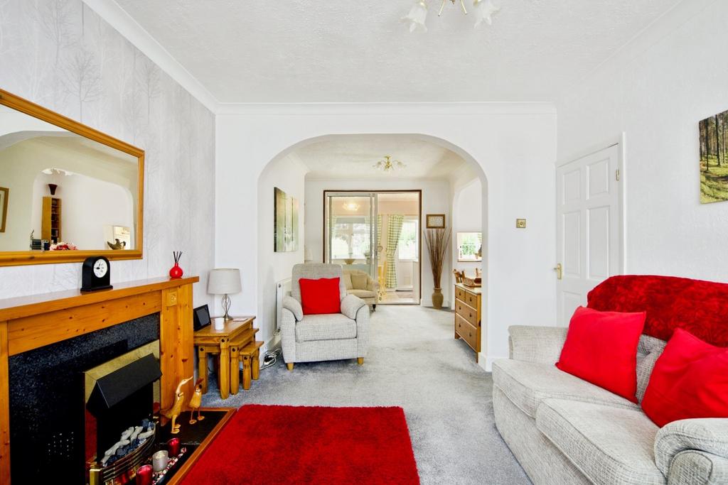 Living room, fireplace