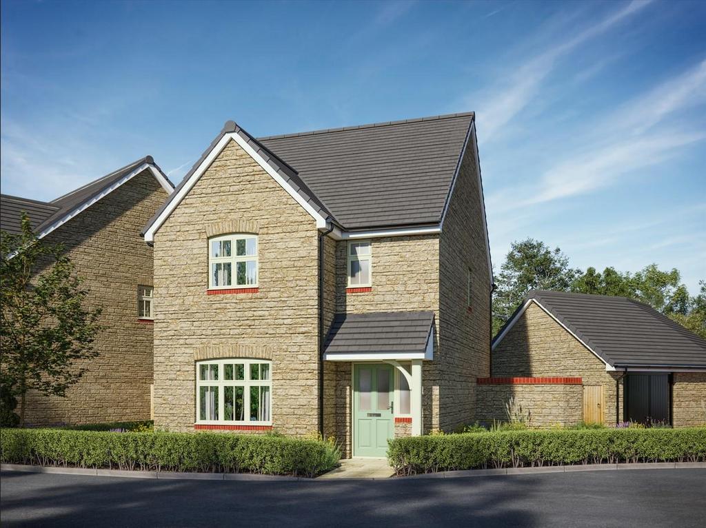 Detached house exterior, driveway