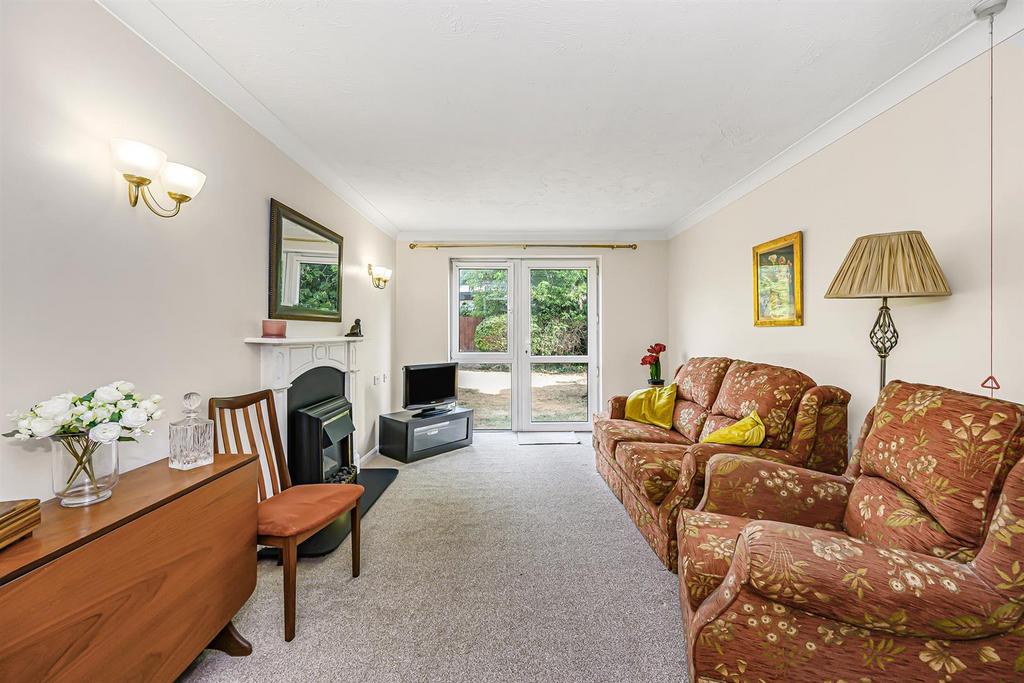 Living room, fireplace