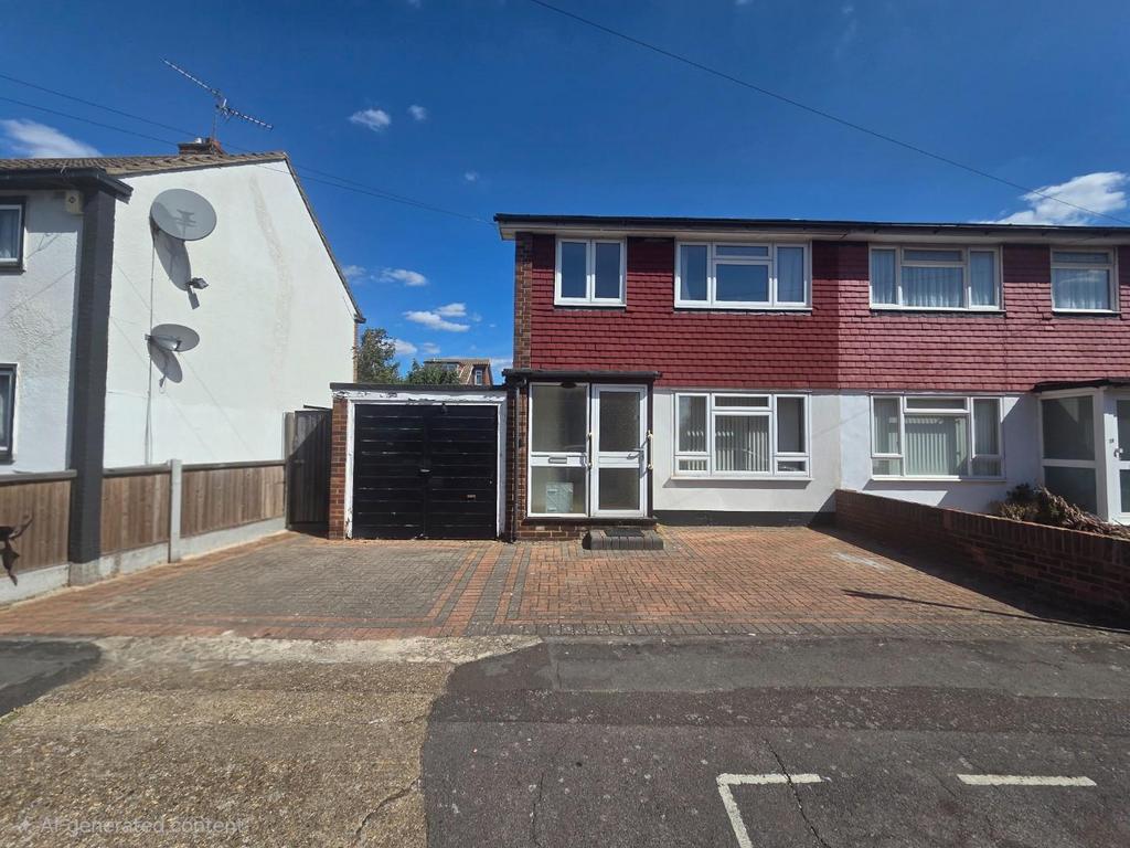 Detached house exterior, driveway